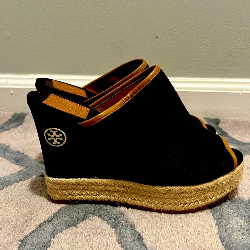 Tory Burch Frieda Wedge , Navy